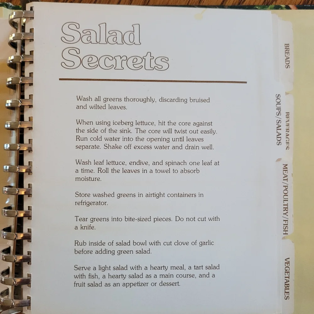 Hallmark vintage recipe